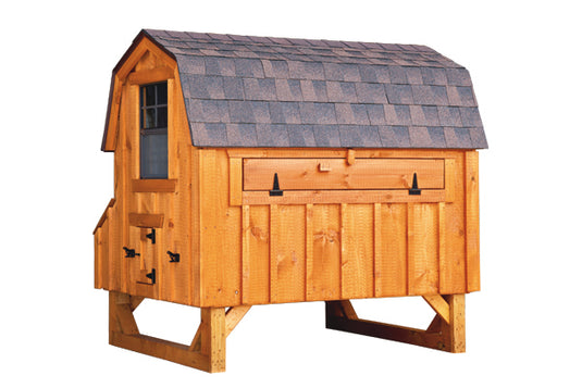 D46 Dutch Chicken Coop – 4'x6' Premium Amish-Built Home for 10-12 Chickens