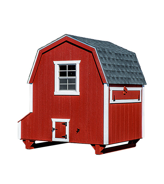 D66 Dutch Chicken Coop – 6'x6' Premium Amish-Built Home for 14-16 Chickens