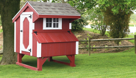 Q34 Quaker Chicken Coop – 3' x 4' Durable, Stylish, and Built to Last, for 4-6 Chickens