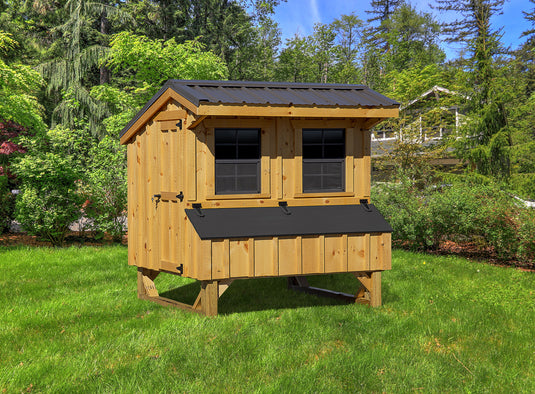 Q46 Quaker Chicken Coop – 4'x6' Premium Amish-Built Home for 10-12 Chickens