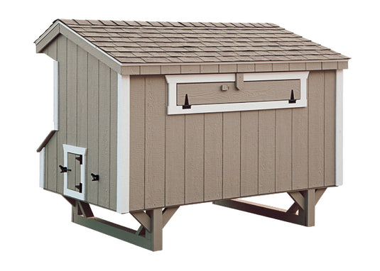 Q48 Quaker Chicken Coop – 4' x 8' Premium Amish-Built Home for 14-16 Chickens
