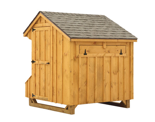 Q56 Quaker Chicken Coop – 5'x6' Premium Amish-Built Home for 15-18 Chickens