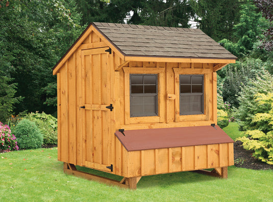 Q56 Quaker Chicken Coop – 5'x6' Premium Amish-Built Home for 15-18 Chickens