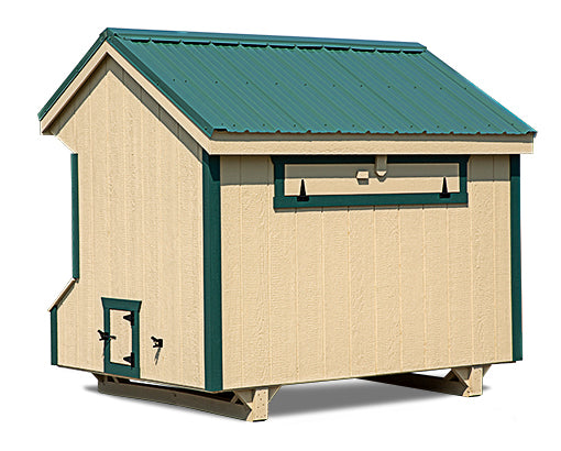 Q58 Quaker Chicken Coop – 5' x 8' Premium Amish-Built Home for 20-24 Chickens