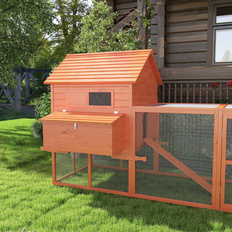 Load image into Gallery viewer, PawHut Chicken Coop with Run - Up to 8 Chicken
