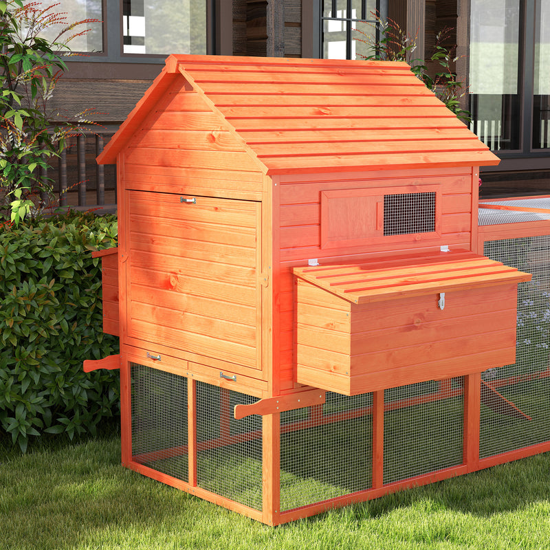 Load image into Gallery viewer, PawHut Chicken Coop with Run - Up to 8 Chicken
