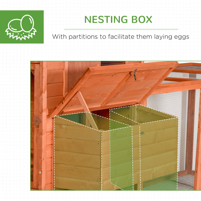 Load image into Gallery viewer, PawHut Chicken Coop with Run - Up to 8 Chicken
