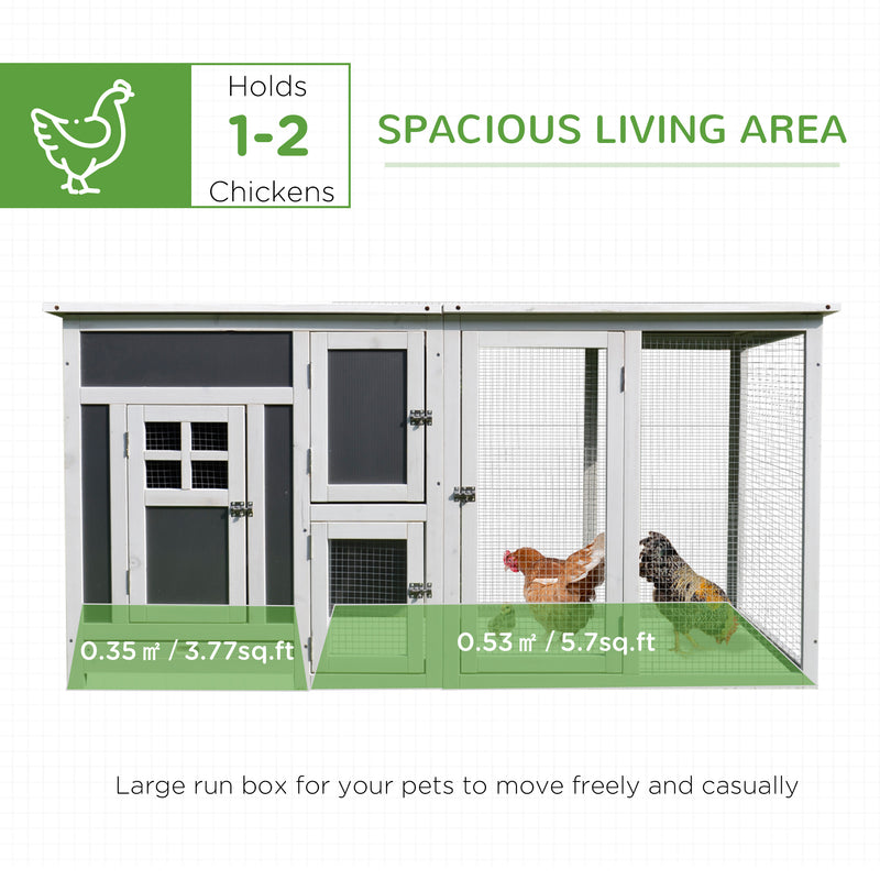 Load image into Gallery viewer, PawHut Small Chicken Coop with Run - Up to 2 Chickens
